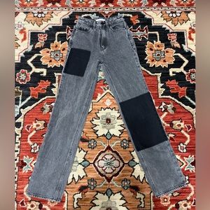 pacsun grey/black 90s bf jeans